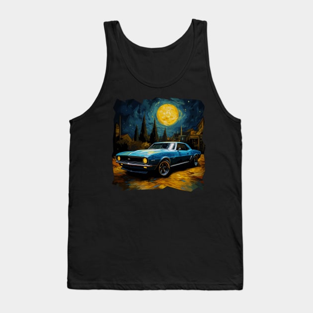 Chevrolet camaro RS van gogh style Tank Top by remixer2020